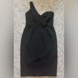 Nicholas Black One-Shoulder Dress - Size 10